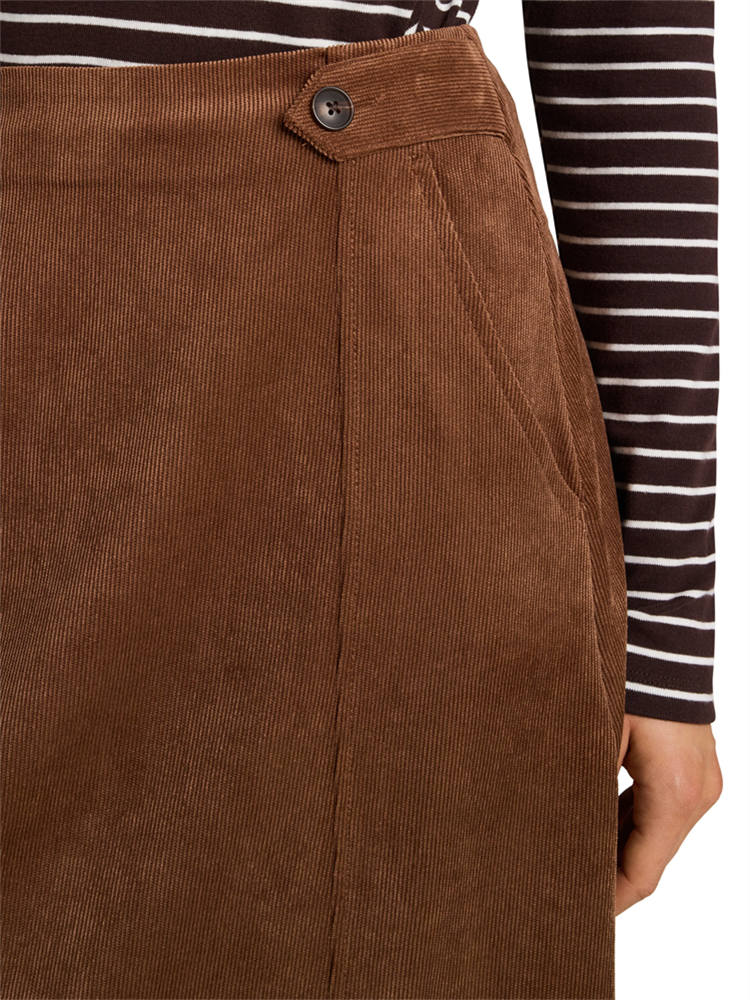 skirt corduroy A-shape - 1053064