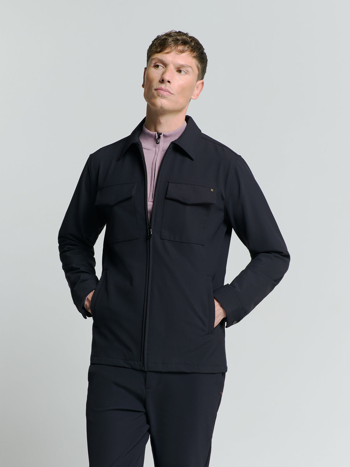 Overshirt Full Zipper Stretch Sedoc - 27510104