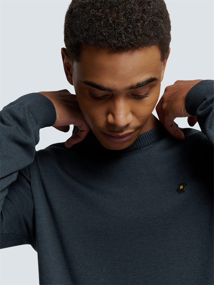 Pullover Crewneck 2 Coloured Melang - N2180