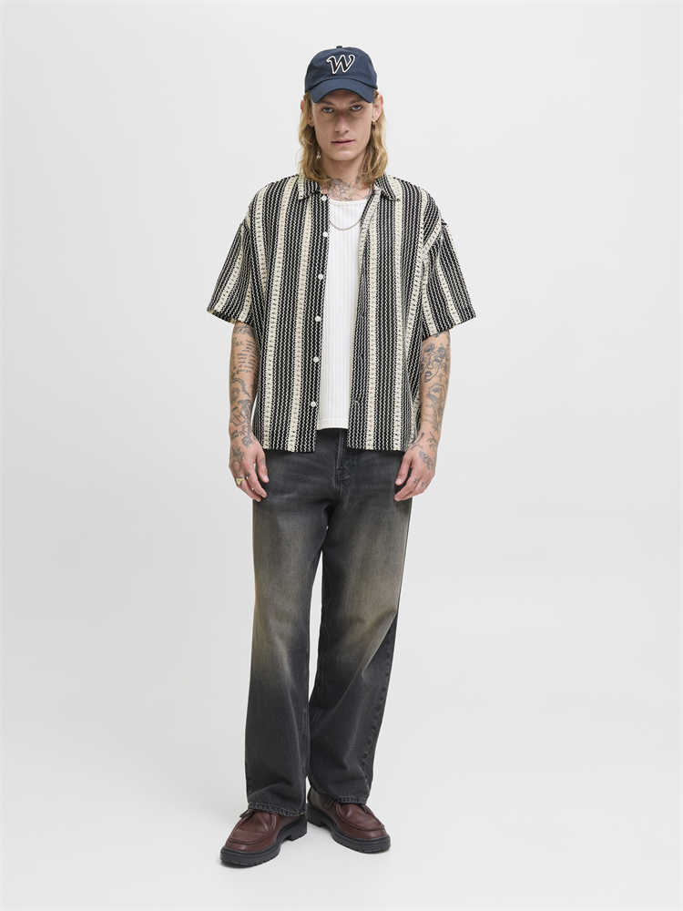JORBELLAGIO CROCHET SHIRT SS SN - 12277295
