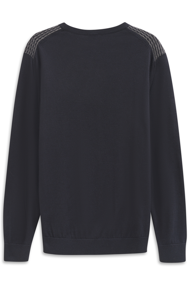 HERREN PULLOVER 1/1 ARM - 85547D 7400