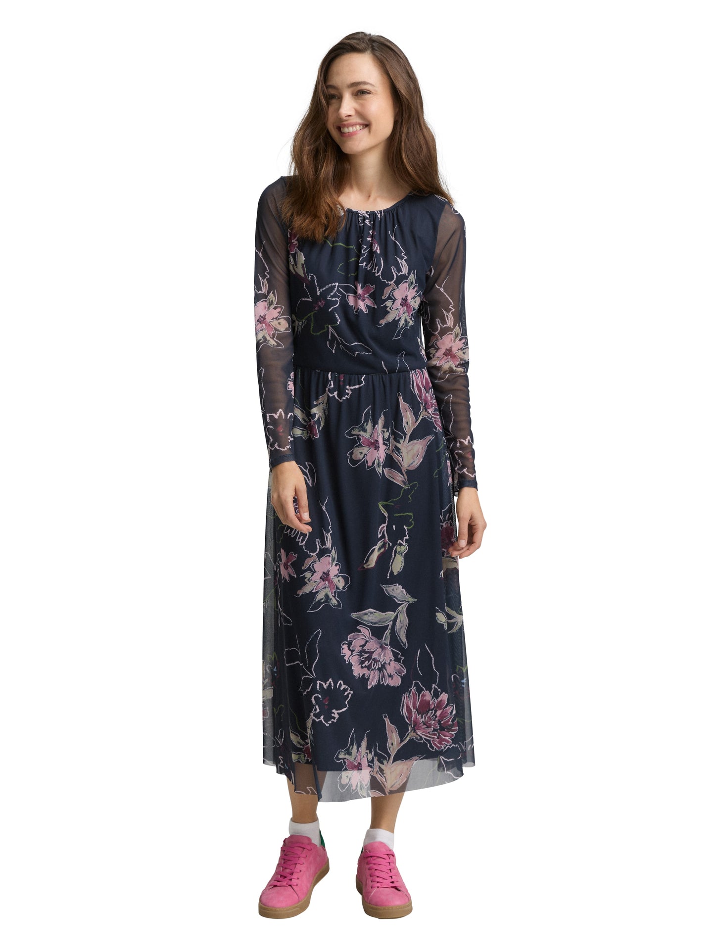 dress printed mesh - 1047637
