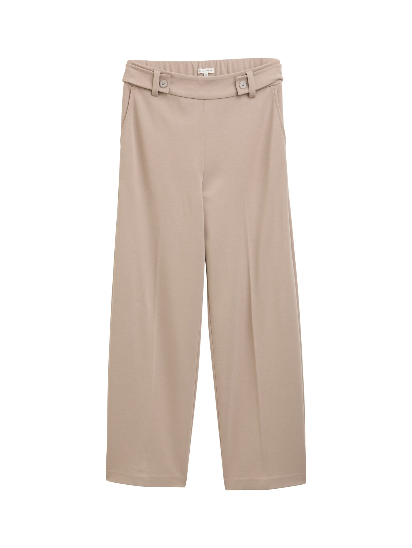 cropped straight leg pants - 1047658