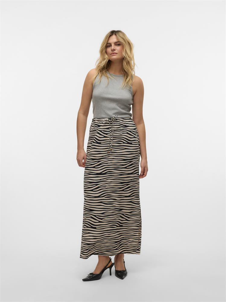 VMMYMILO M/W SLITED LONG SKIRT WVN - 10321622