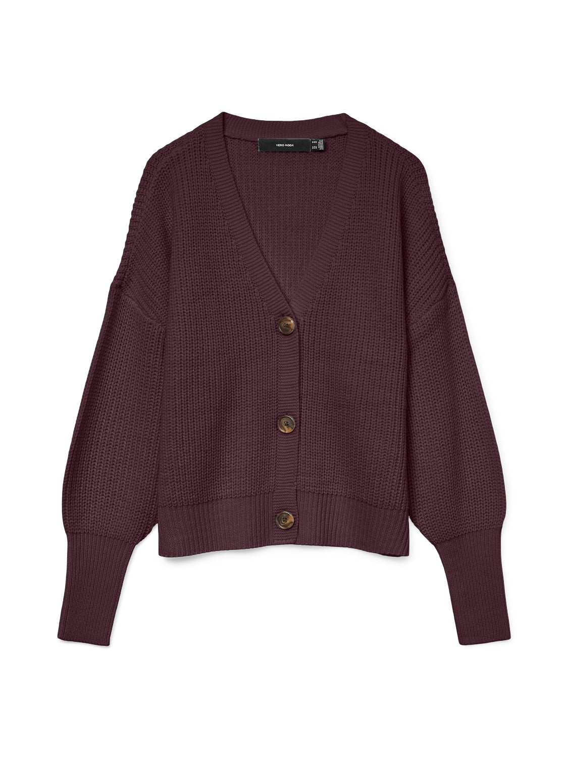 VMLEA LS V-NECK CUFF CARDIGAN NOOS - 10249632