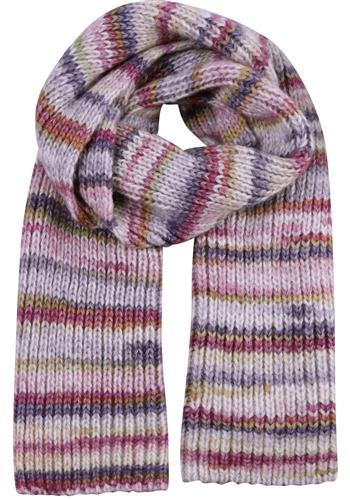 Melange knit scarf - soft knit scar - LK-45952-GE
