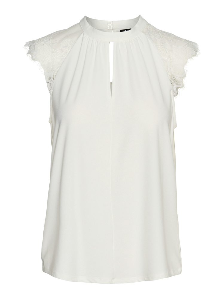 VMMILLA SL LACE TEE GA NOOS - 10226072