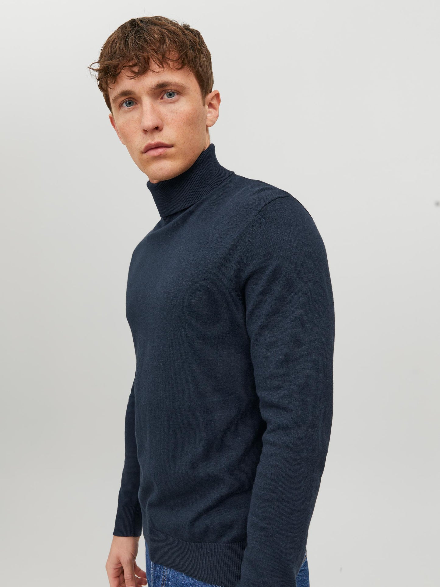 JJEEMIL KNIT ROLL NECK NOOS - 12157417