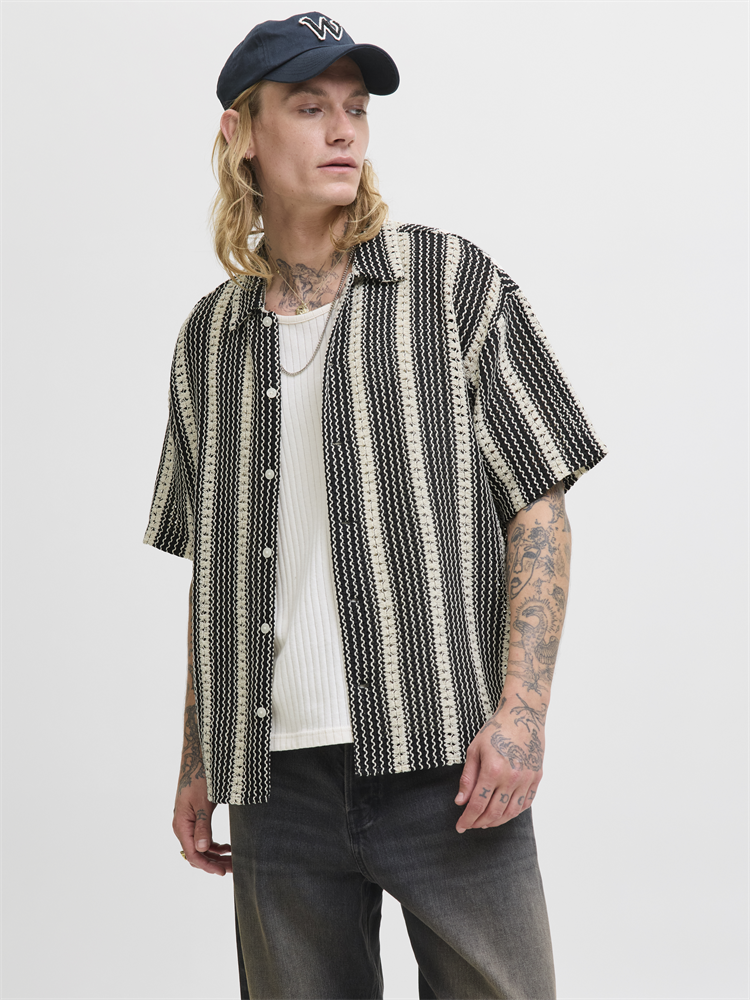 JORBELLAGIO CROCHET SHIRT SS SN - 12277295