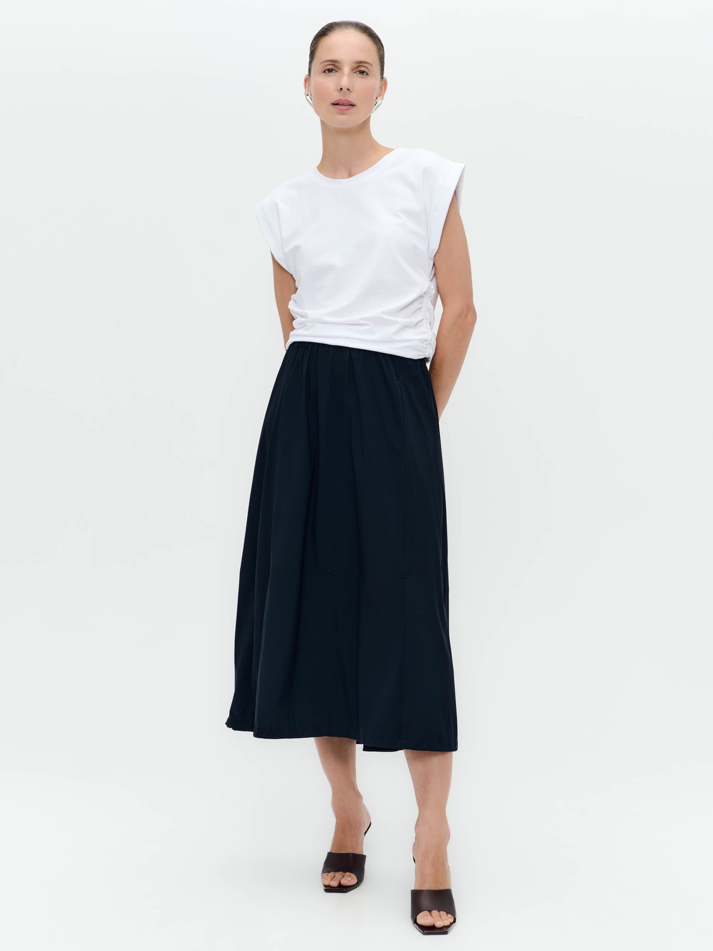 Maud strech technical jersey skirt - SU525208