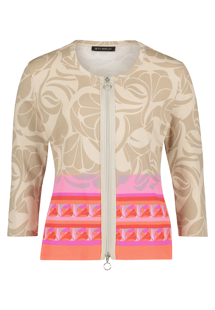 Shirt Jacke Kurz 3/4 Arm - 24041193