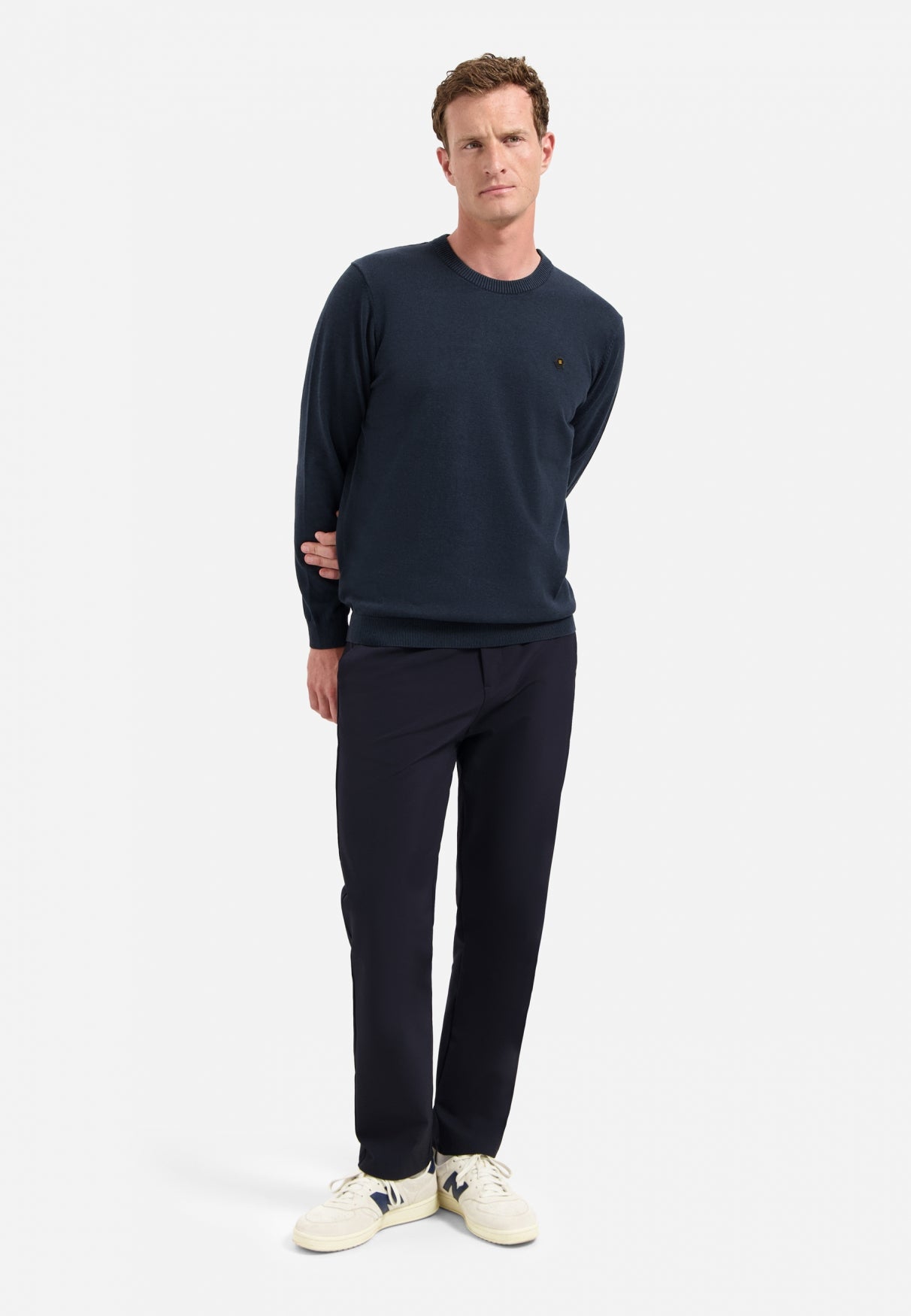 Pullover Crewneck 2 Coloured Melang - N2180