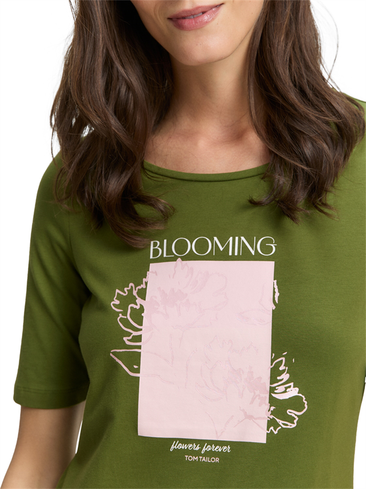 T-shirt basic with print - 1047062