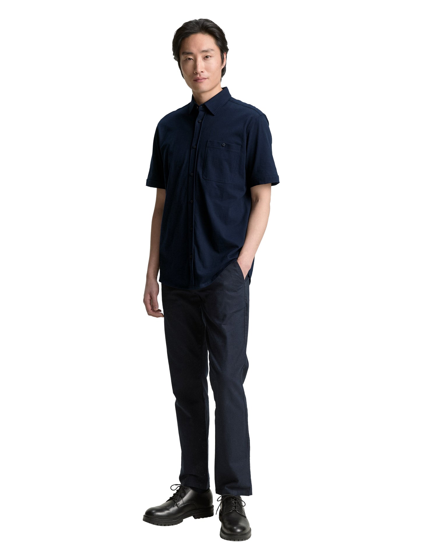 slubyarn jersey shirt - 1048354