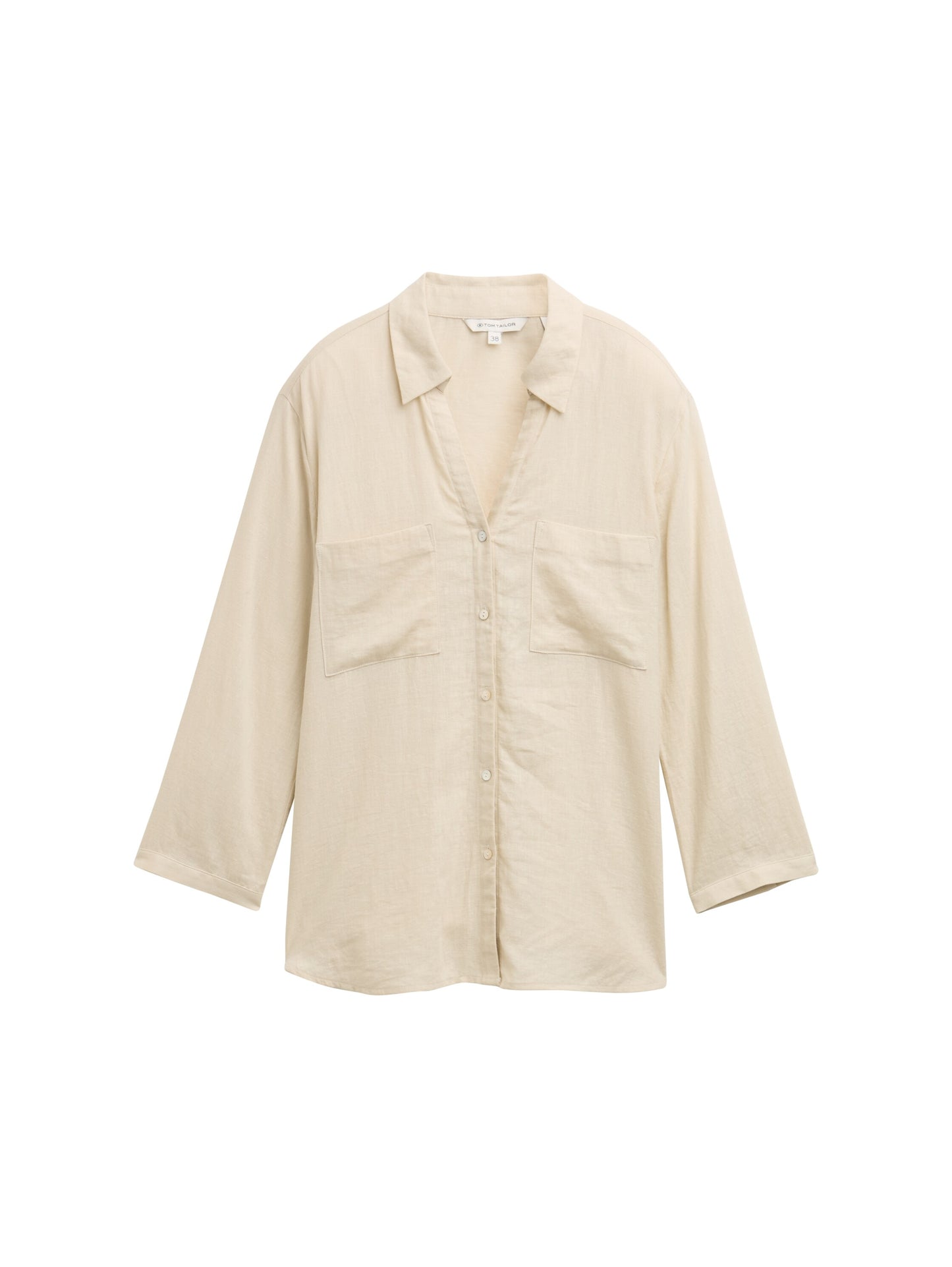 blouse easy shape with linen - 1046197