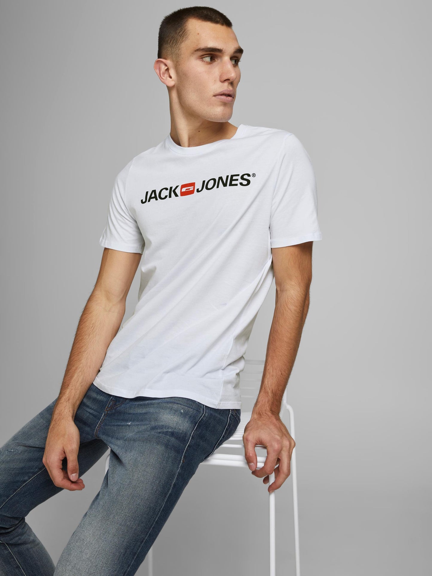 JJECORP OLD LOGO TEE SS O-NECK NOO - 12137126