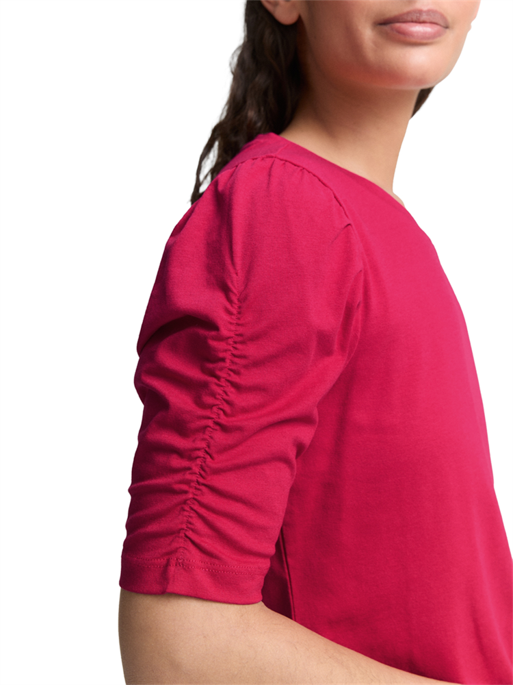 T-shirt gathered sleeve - 1047066