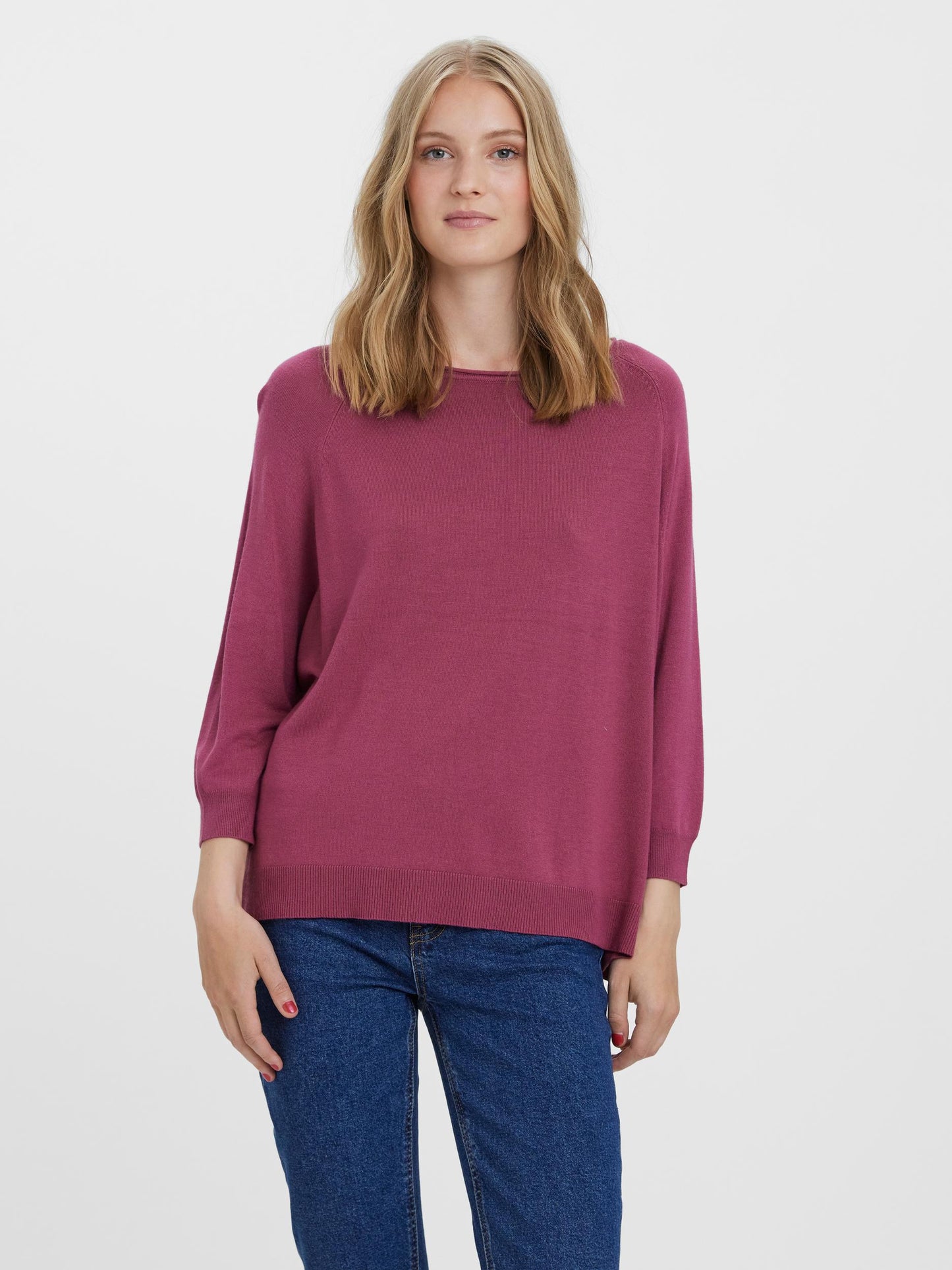 VMNELLIE GLORY 3/4 BOXY BLOUSE GA N - 10264755