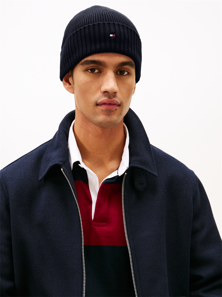 TH FLAG PIMA COTTON BEANIE - AM0AM12796
