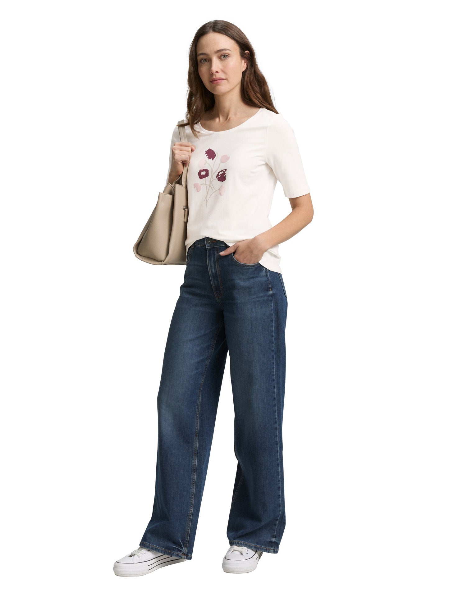 T-shirt basic with print - 1047062
