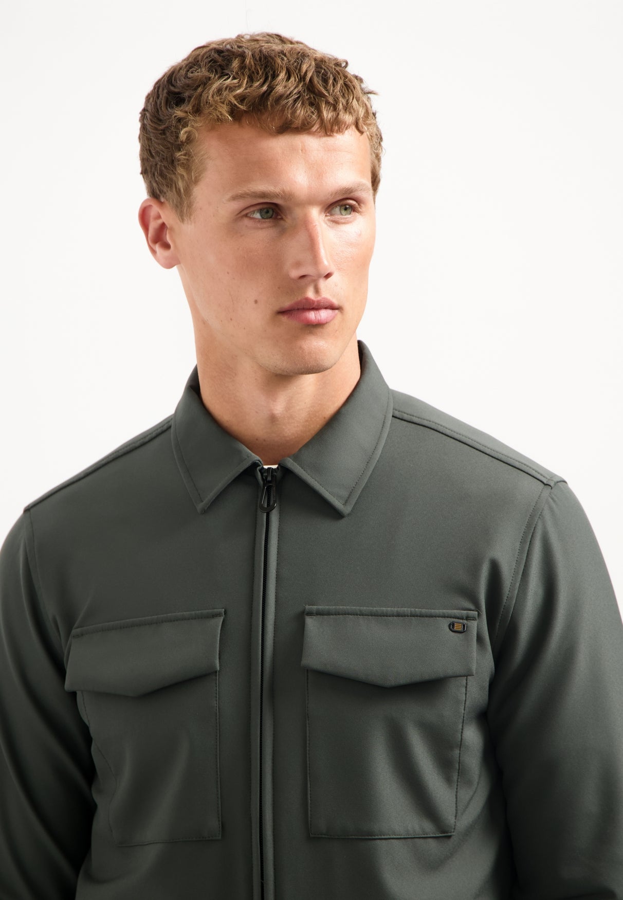 Overshirt Full Zipper Stretch Sedoc - 29510804