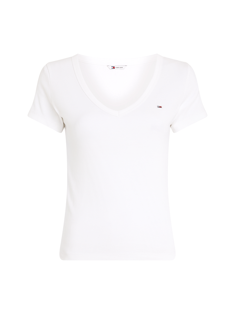 TJW SLIM ESSENTIAL RIB V SS - DW0DW17385