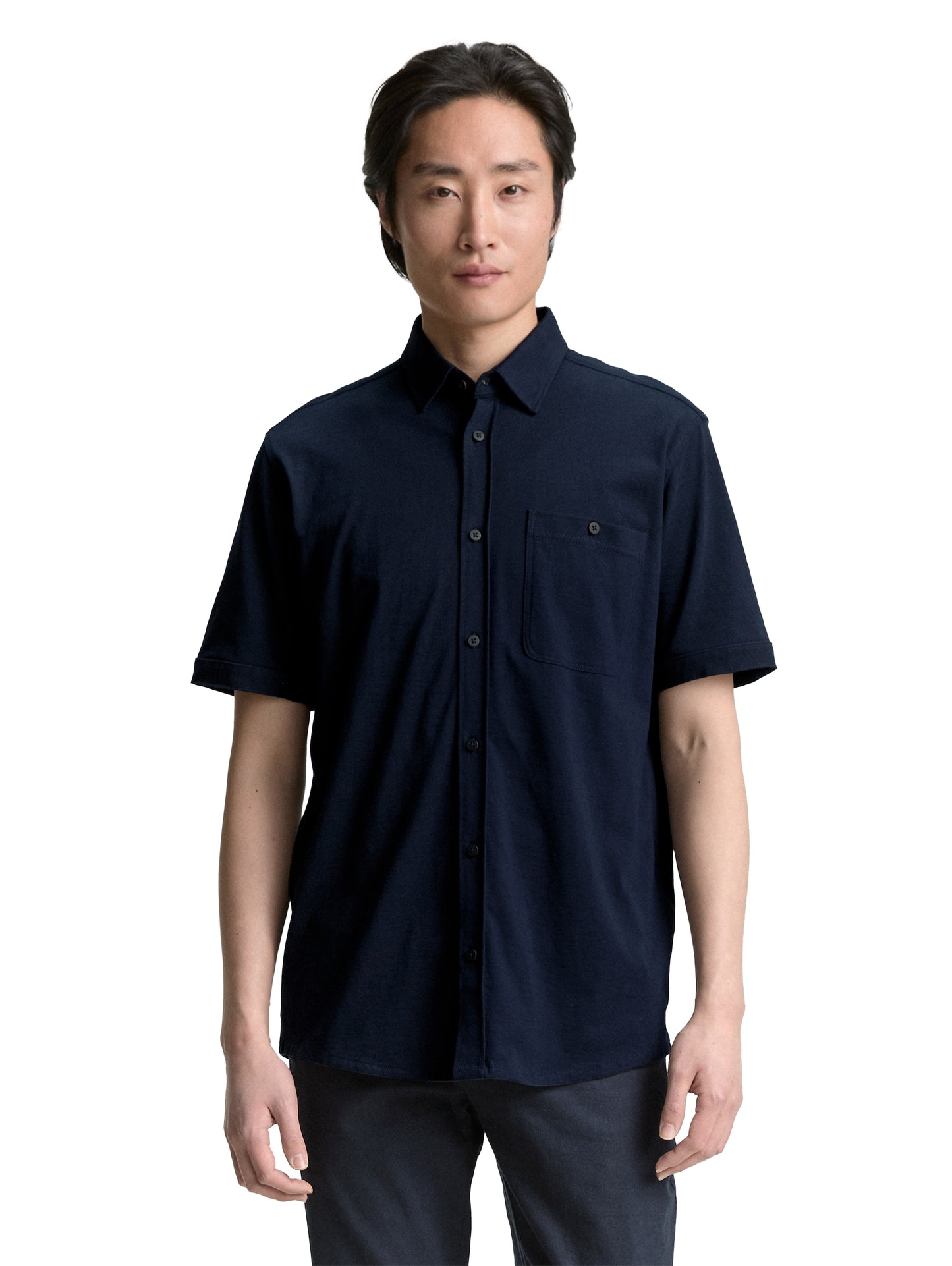 slubyarn jersey shirt - 1048354