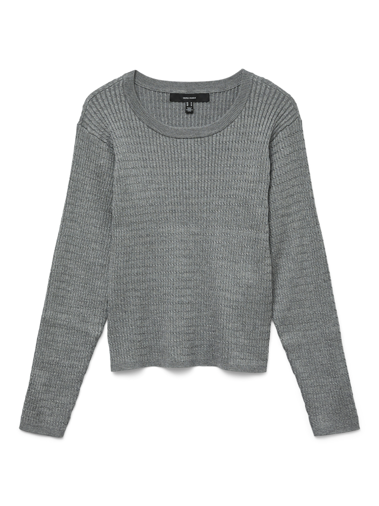 VMSILJE LS O-NECK CABLE PULLOVER - 10331852