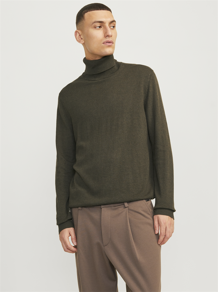 JJEEMIL KNIT ROLL NECK NOOS - 12157417