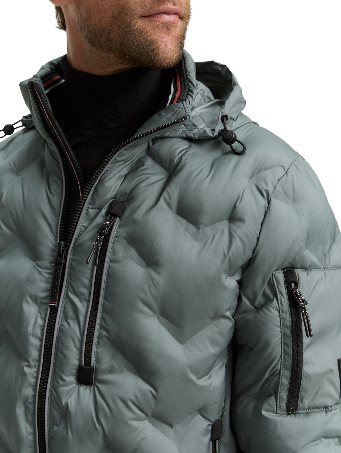 decorative hybrid jacket - 1048128