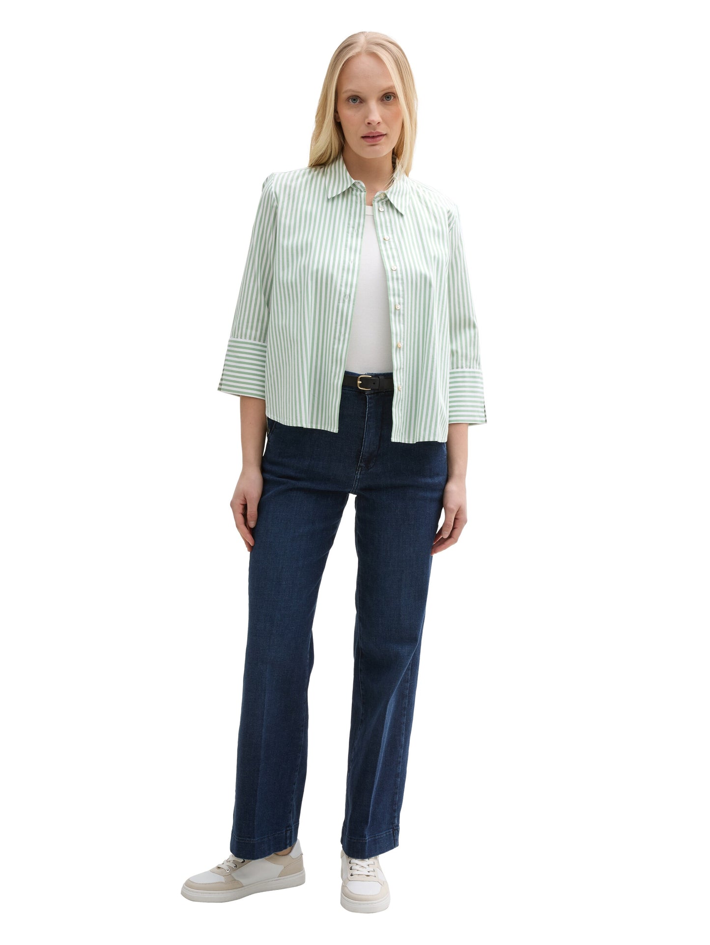 blouse modern shape striped - 1045256