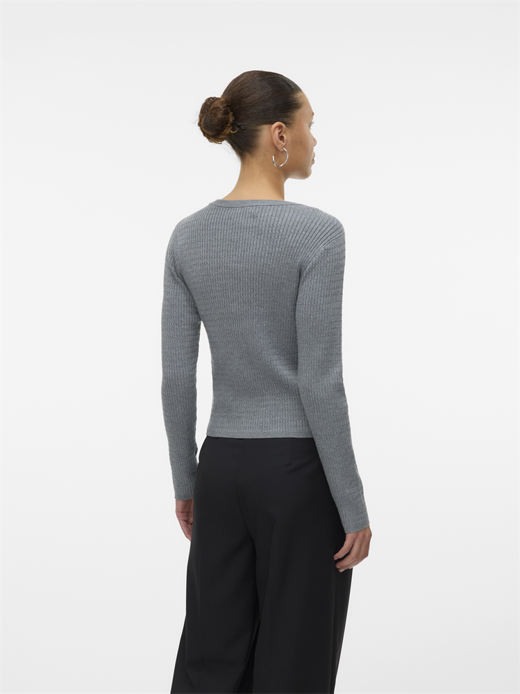 VMSILJE LS O-NECK CABLE PULLOVER - 10331852