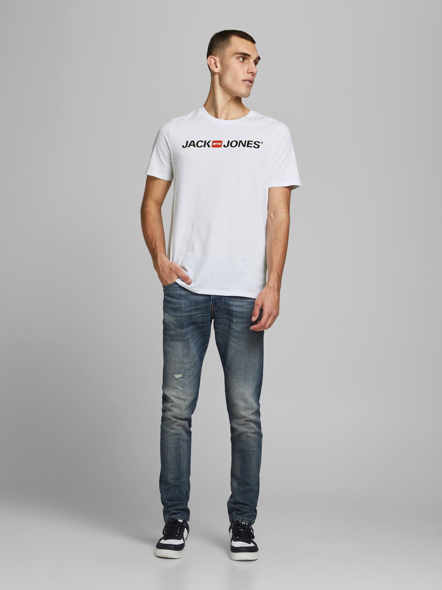 JJECORP OLD LOGO TEE SS O-NECK NOO - 12137126