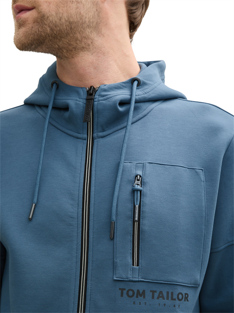 detailed hood jacket - 1045689