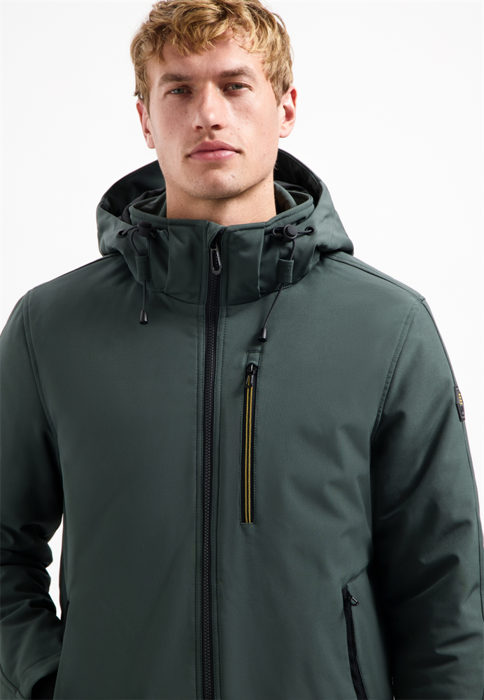 Jacket Short Fit Hooded Softshell S - 29630807SN