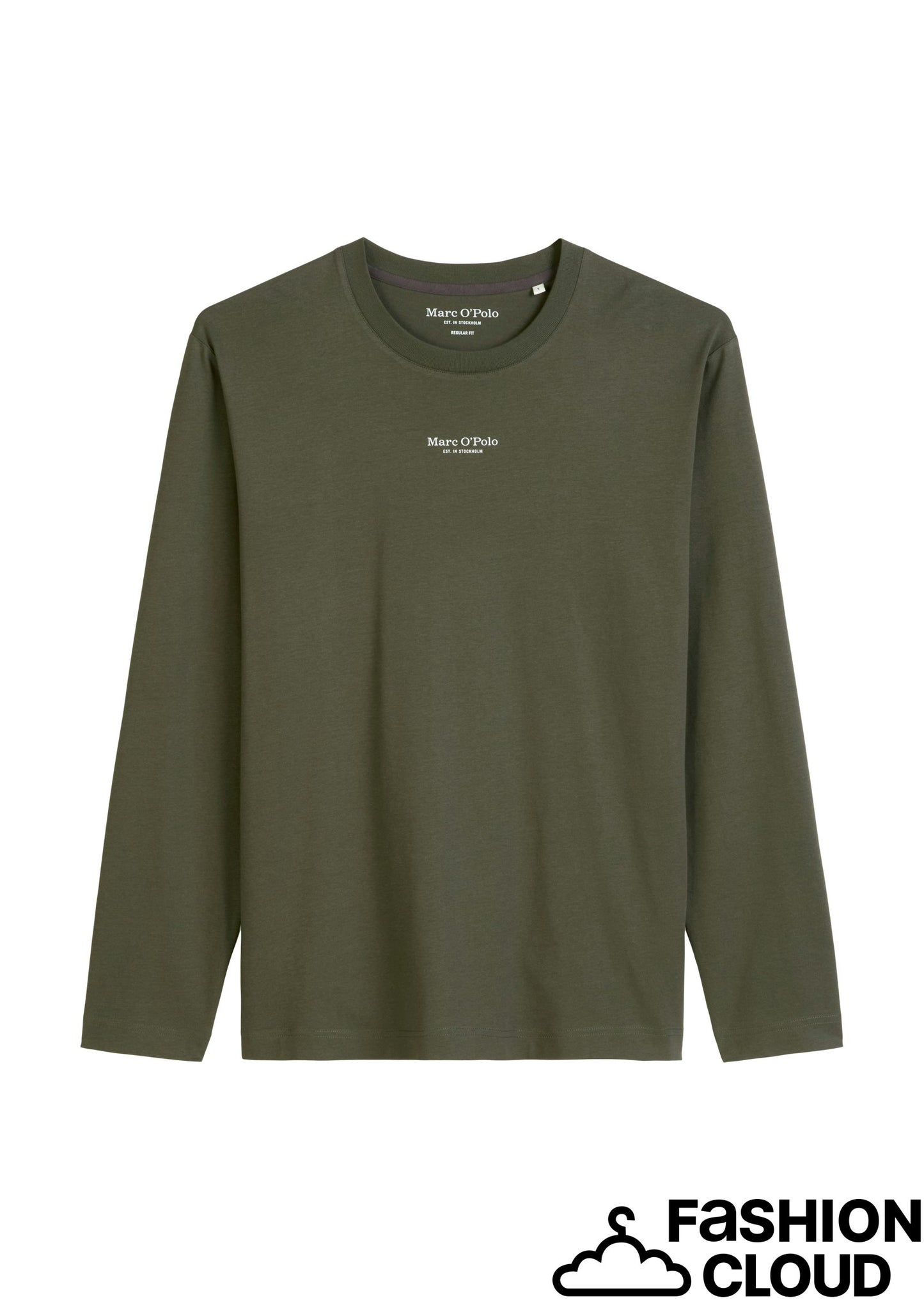 T-shirt, long sleeve, logo print at - 528201252020