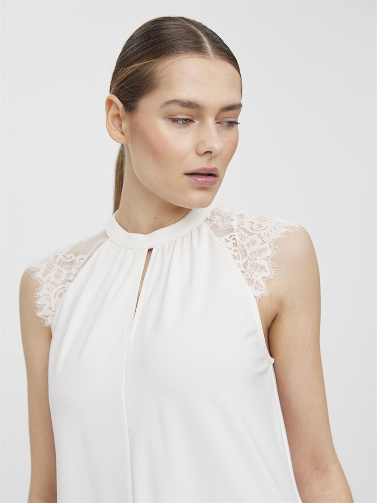 VMMILLA SL LACE TEE GA NOOS - 10226072