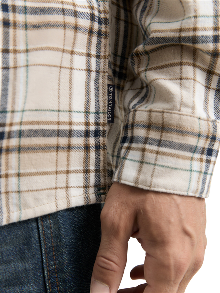 comfort checked shirt - 1047337