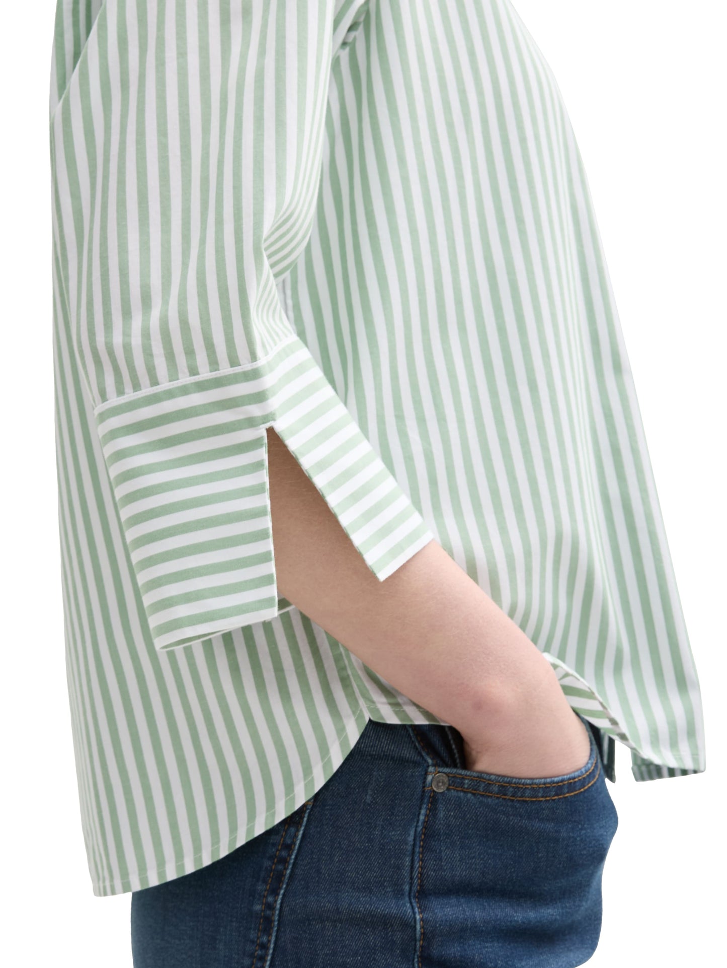 blouse modern shape striped - 1045256