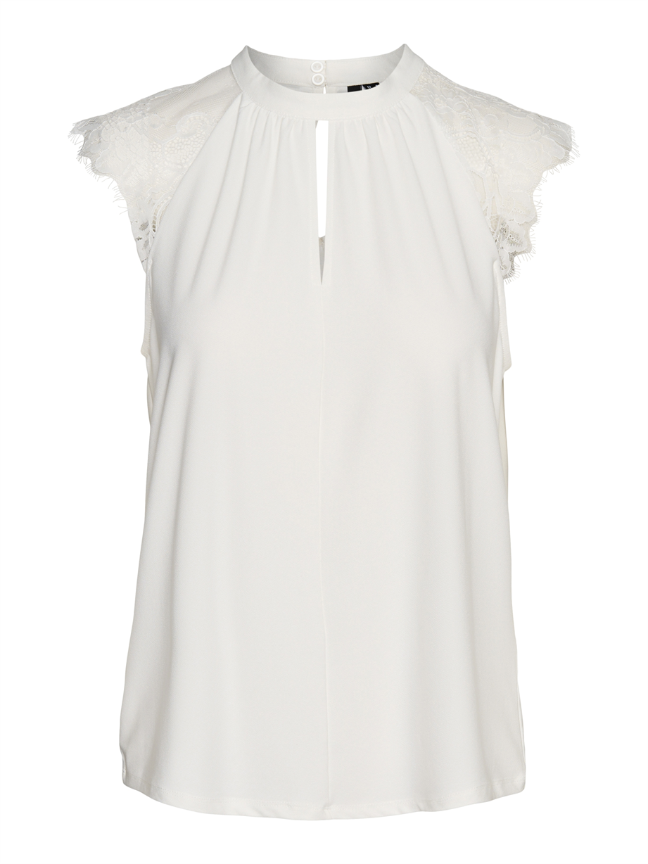 VMMILLA SL LACE TEE GA NOOS - 10226072