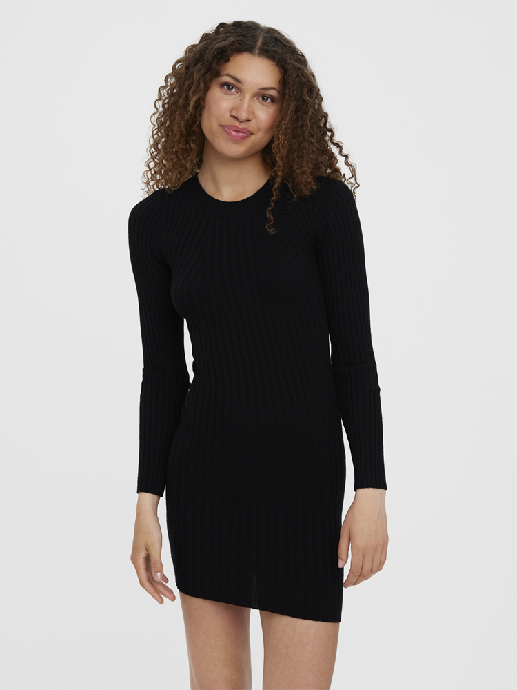 VMKIKI LS O-NECK DRESS GA NOOS - 10269253