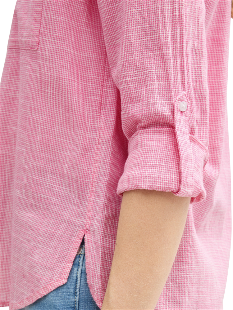 blouse with slub structure - 1035247