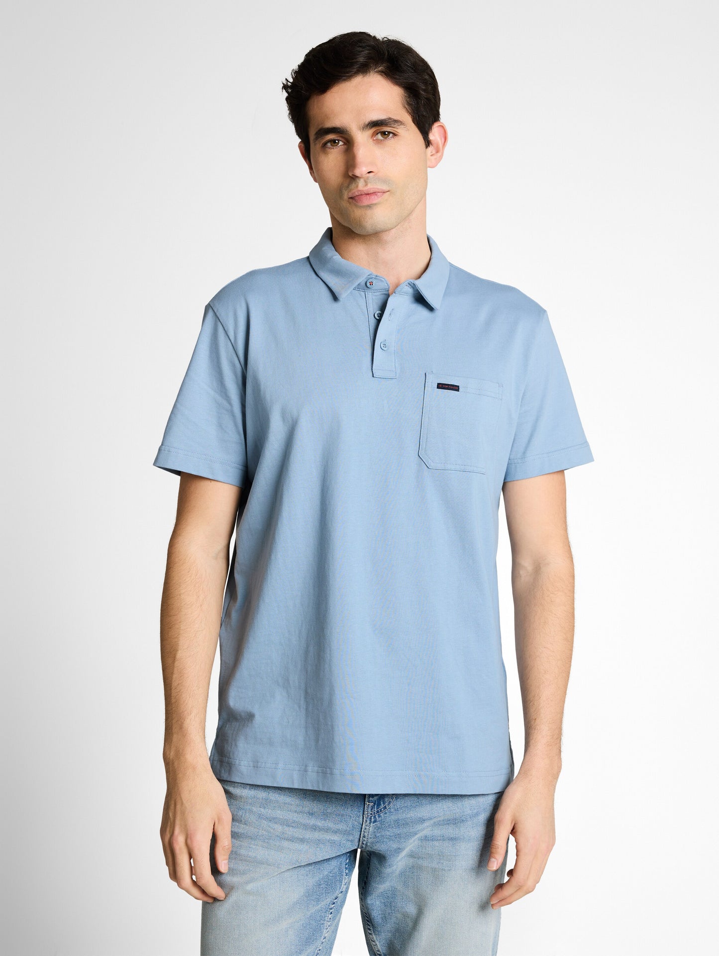 detailed jersey polo - 1050200