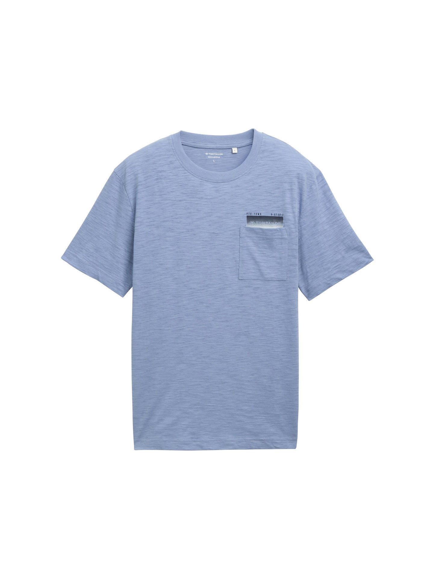 slub t-shirt with pocket - 1045691