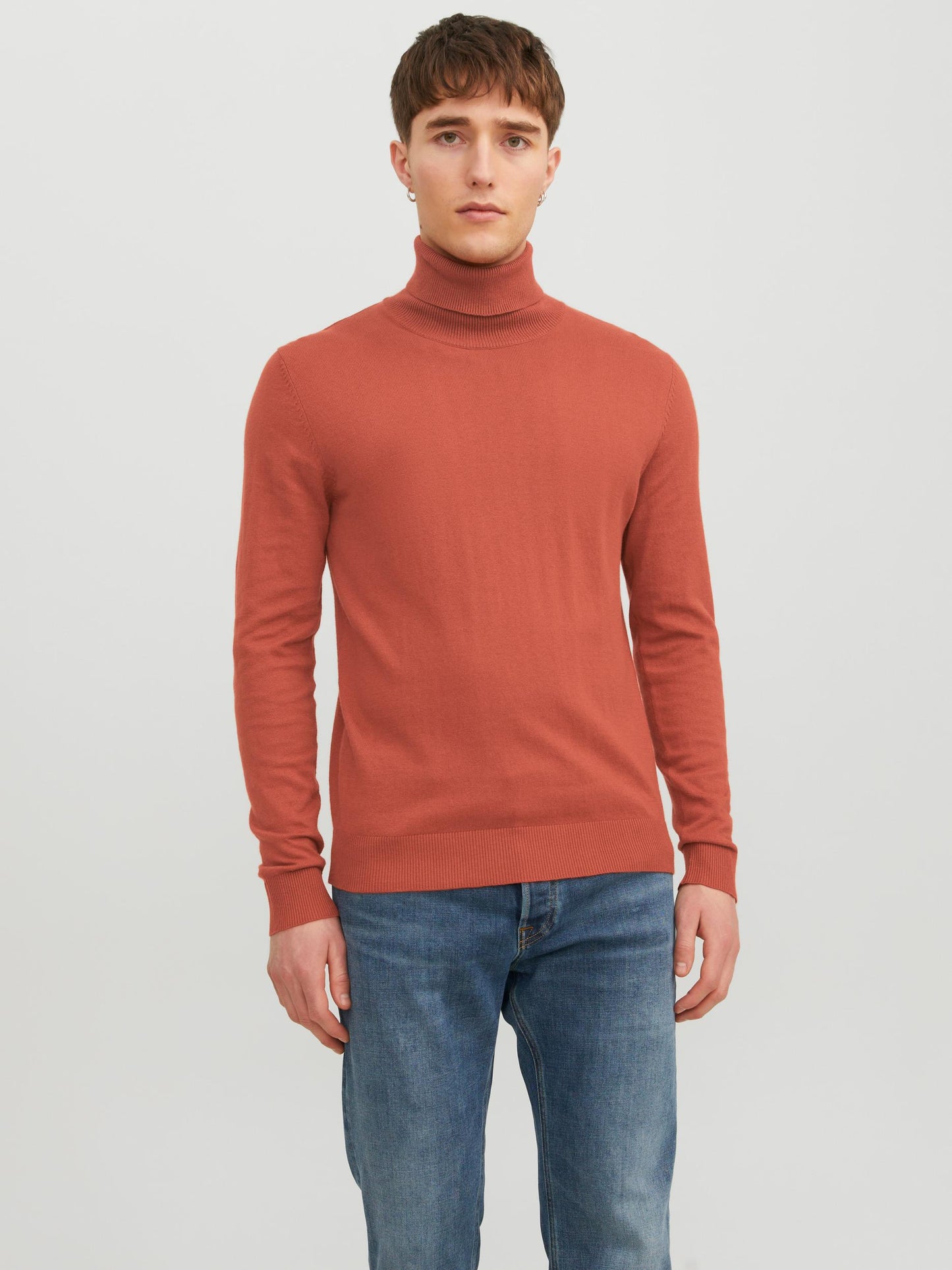 JJEEMIL KNIT ROLL NECK NOOS - 12157417