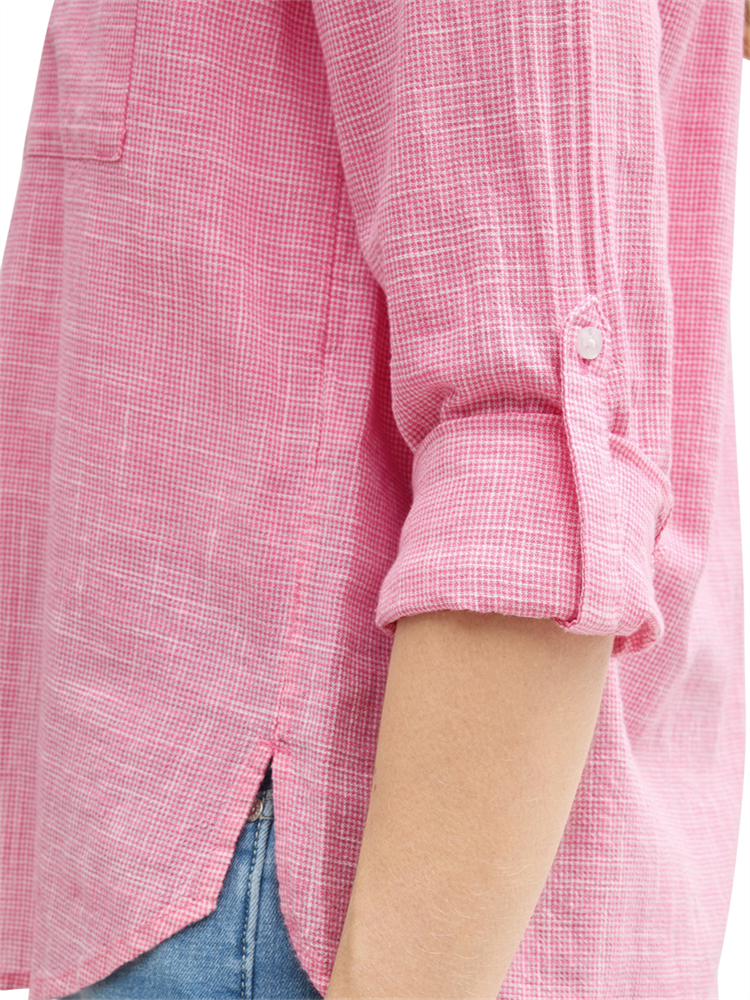 blouse with slub structure - 1035247