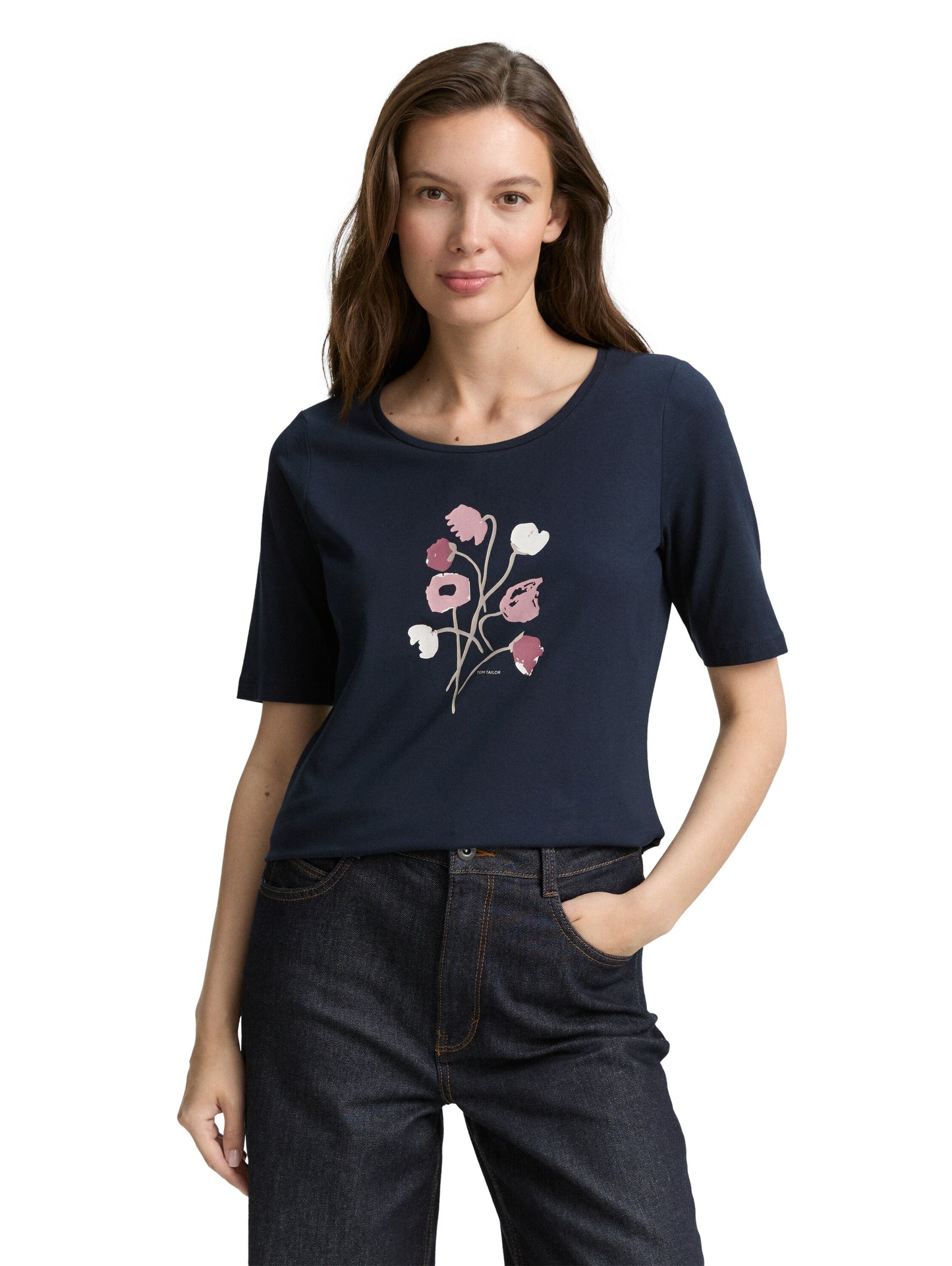 T-shirt basic with print - 1047062