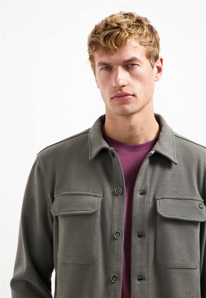 Overshirt Button Relief Sweat - 29510806SN