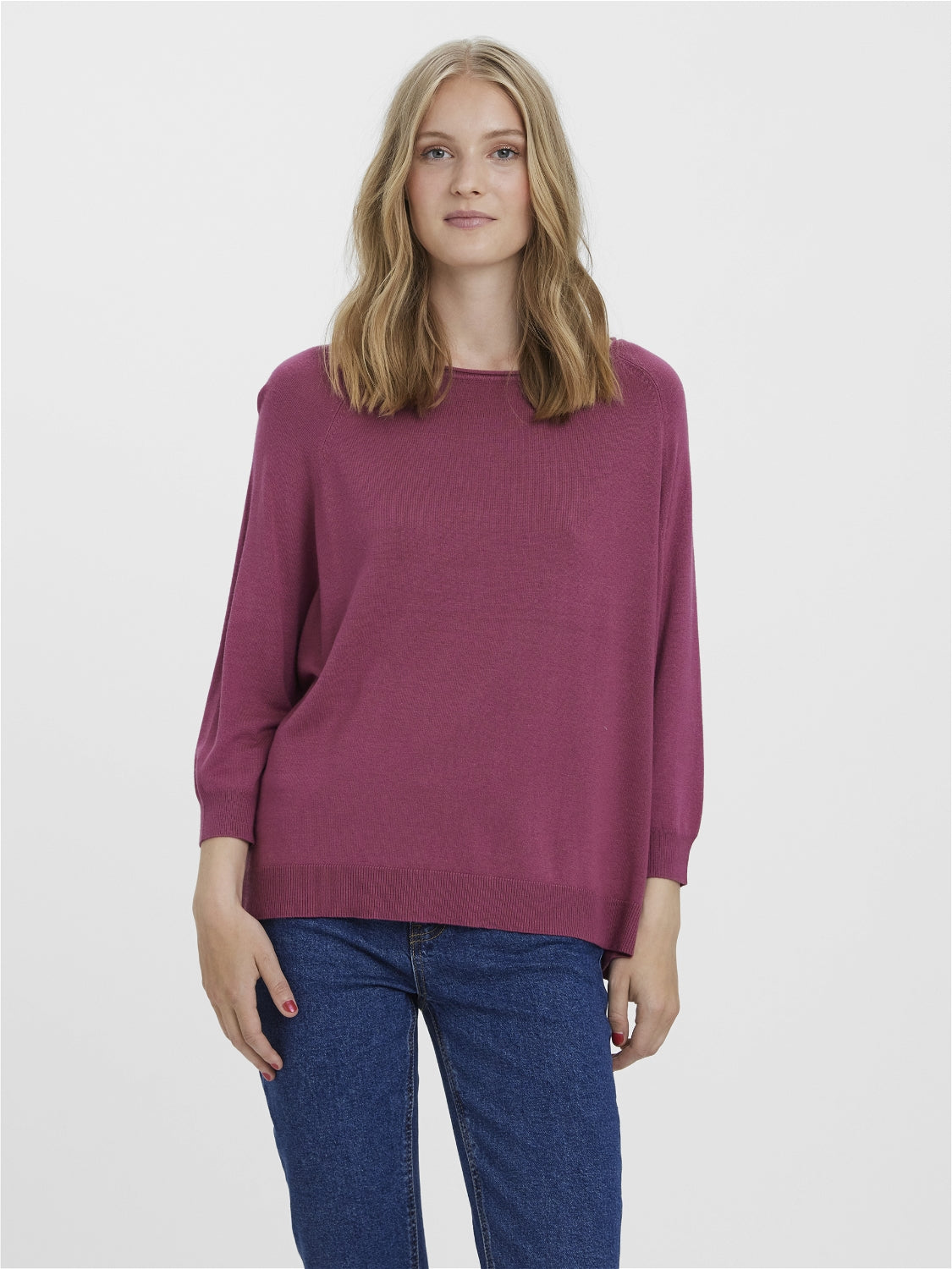 VMNELLIE GLORY 3/4 BOXY BLOUSE GA N - 10264755