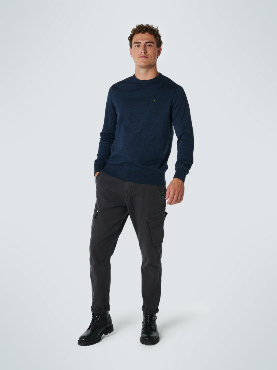 Pullover Crewneck 2 Coloured Melang - 17210880SN